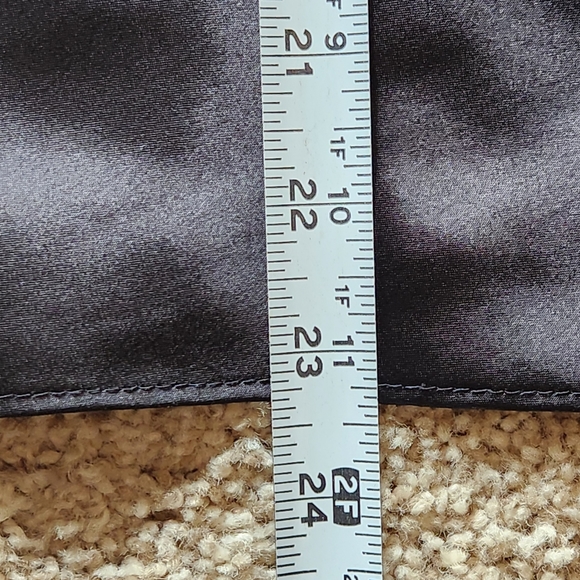 VTG Cinema Exoile Satin beaded V-Neck camisole Size Large Color black - Picture 3 of 7